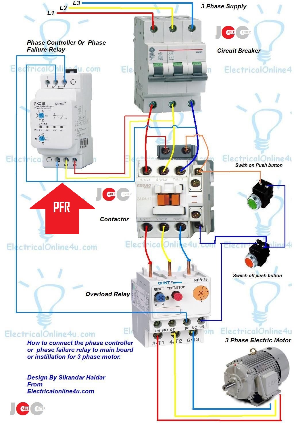 JAVA CABLE CENTER FUNGSI PFR (Phase Failure Relay)