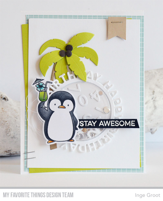 Handmade card by Inge Groot featuring products from My Favorite Things #mftstamps
