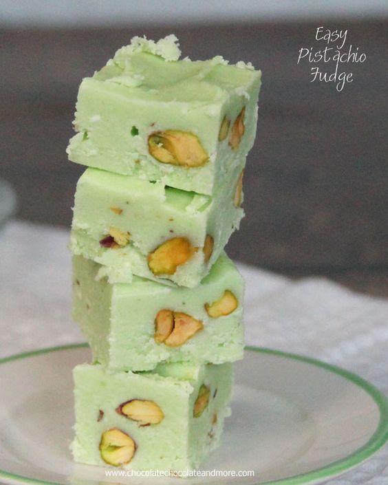 Pistachio Fudge Sweetiest Plate