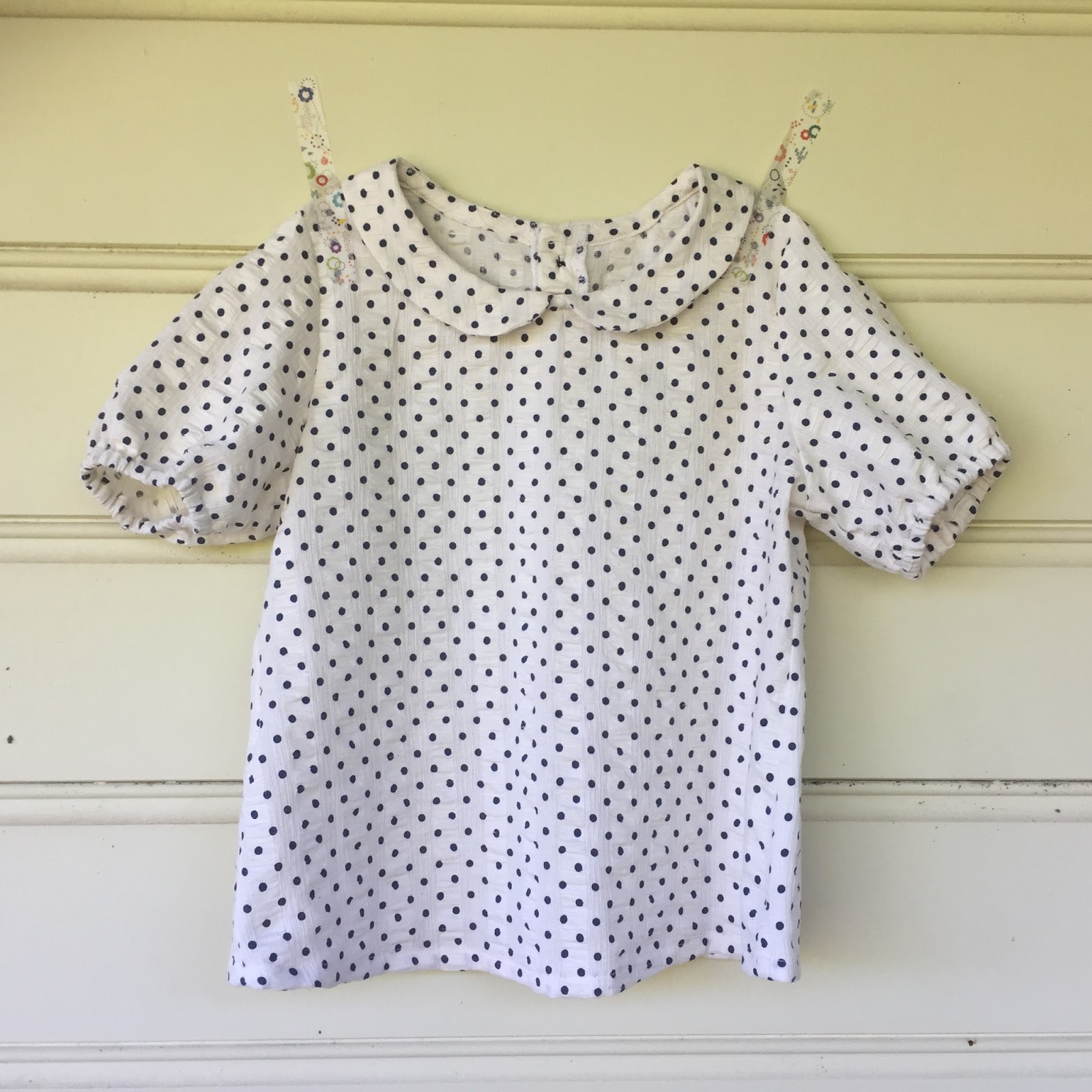 Kate Henderson Quilts: Spotty Shirt for Olive