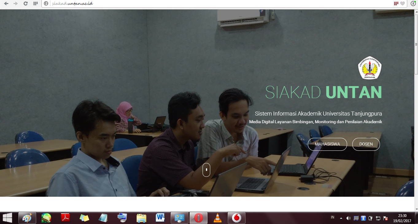 SIAKAD UNTAN kini dengan domain baru