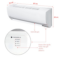 Máy lạnh Treo tường Panasonic 1HP Máy lạnh Treo tường Panasonic 1HP