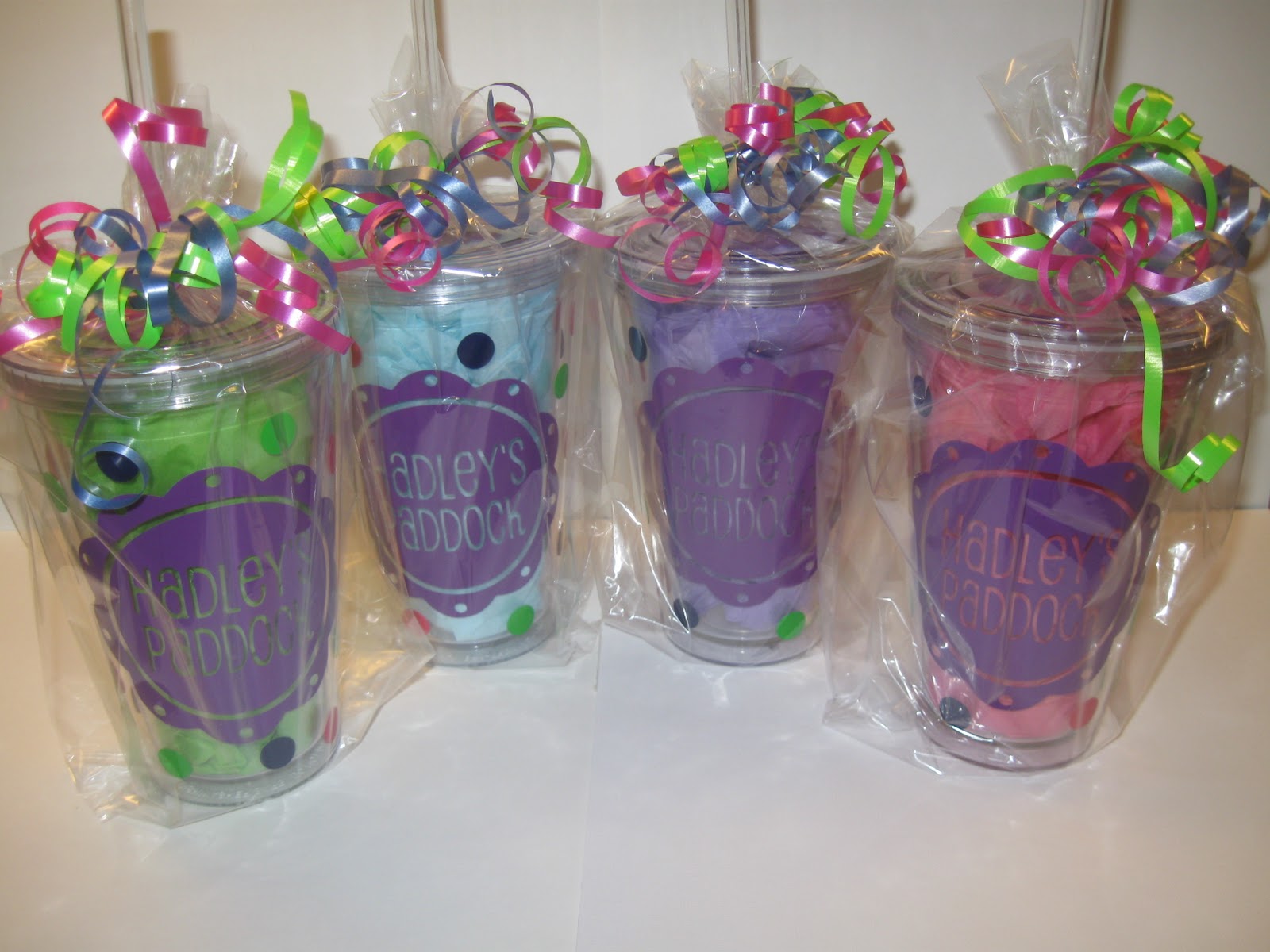De La Design Happy Birthday Personalized acrylic tumblers!
