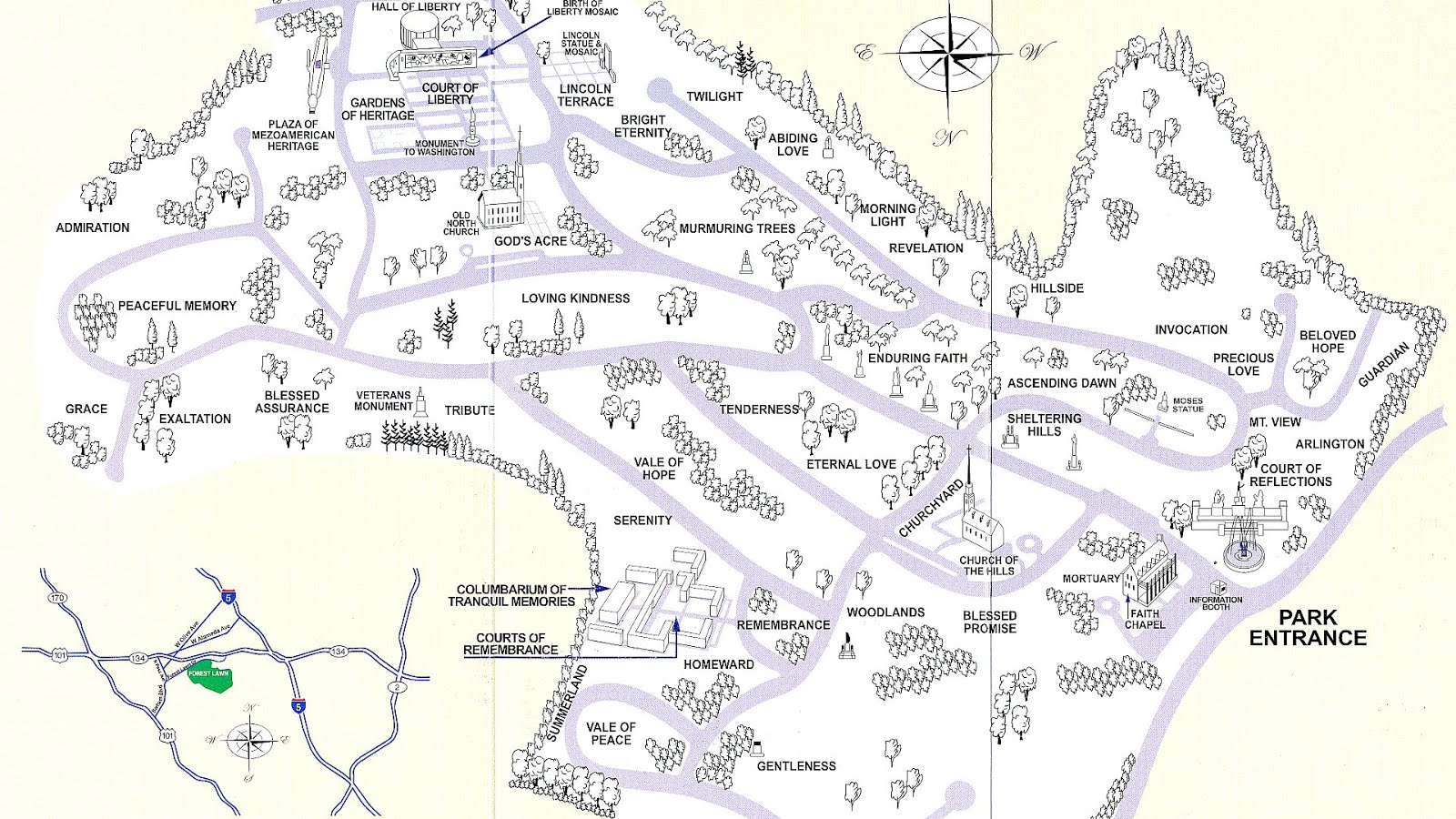 Forest Lawn Memorial Park (Hollywood Hills) - Trip to Park