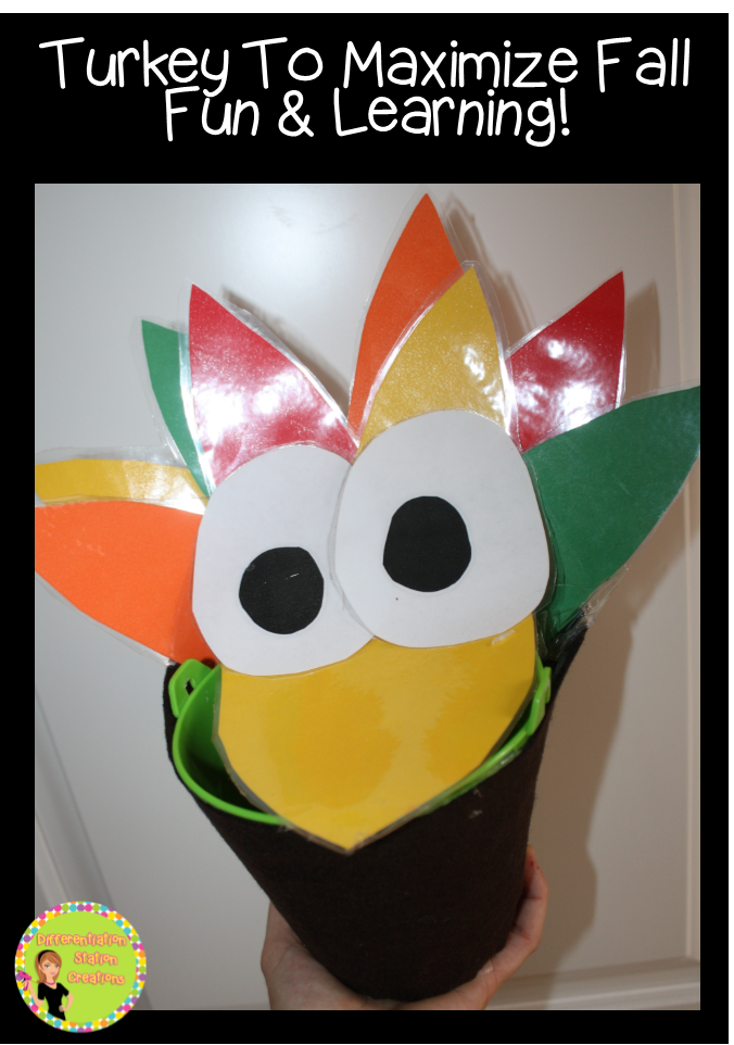 Differentiation Station Creations DIY Turkey From A Plastic Bucket