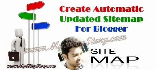 Sitemap Creator and Generator for your blogspot blog