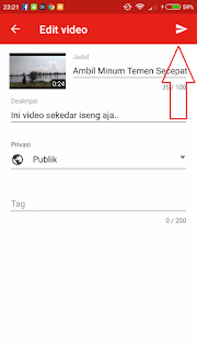 Cara Upload Video Ke YouTube Dengan Aplikasi Youtube Di Smartphone Android
