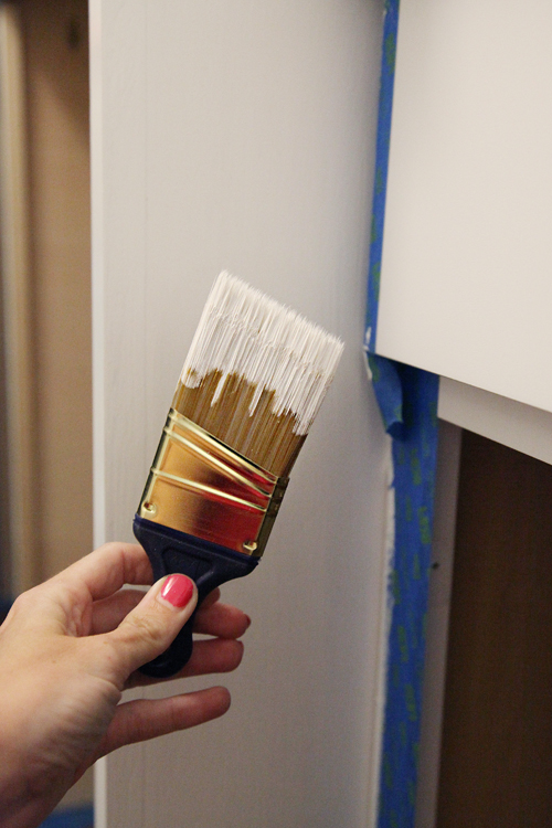 Laundry Room Update Lowering Hookups & Installing a Counter IHeart