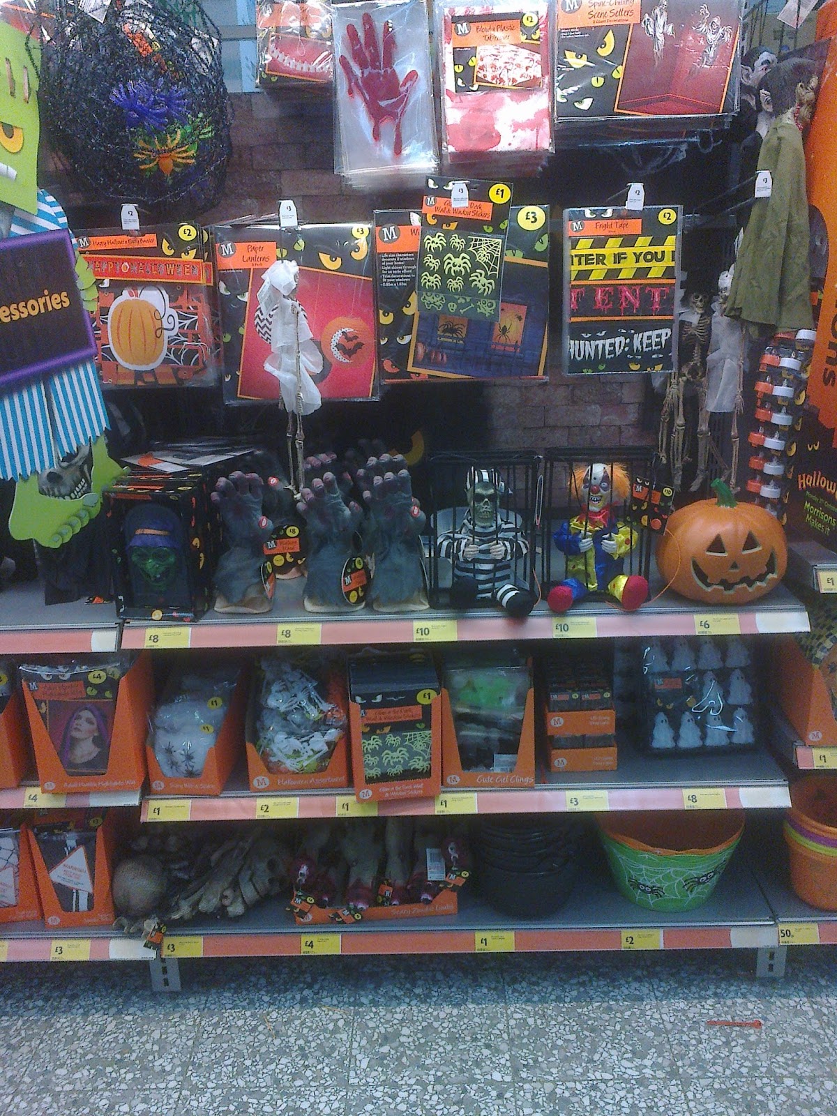 Halloween Vince's dark delights! Morrisons, where's the beer?