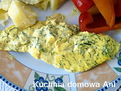 Kuchnia Domowa Ani Ryba Zapiekana W Sosie Koperkowym