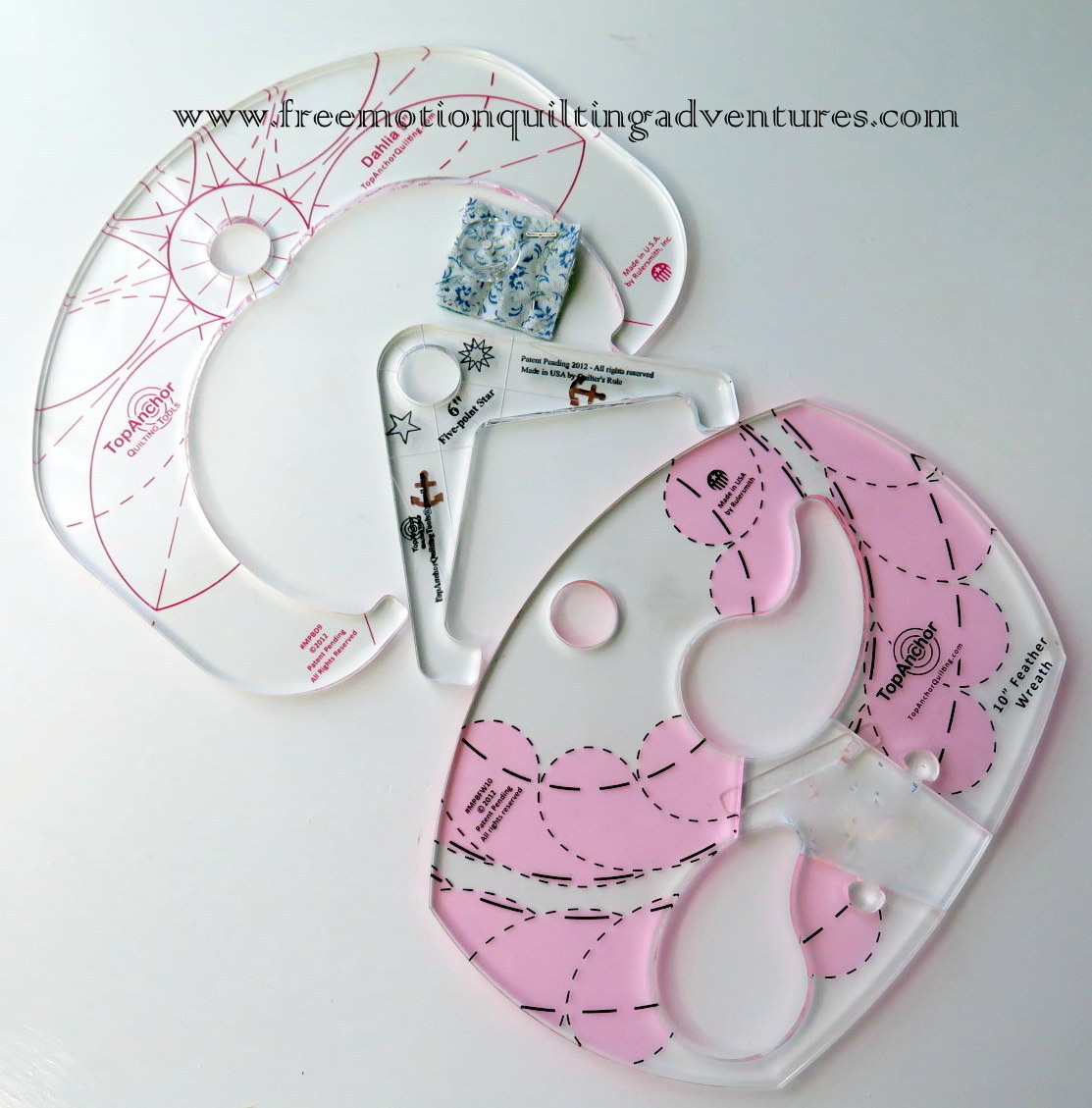 Amy's Free Motion Quilting Adventures Ruler Work on a Domestic Sewing