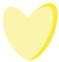 Coração amarelo