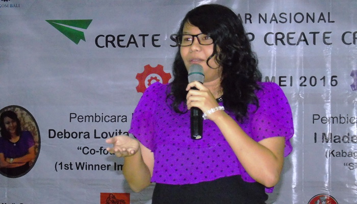 Debora Lovita Ajak Mahasiswa STIKOM Bali Geluti Bisnis Startup
