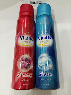 vitalis fragranced body spray glamorous