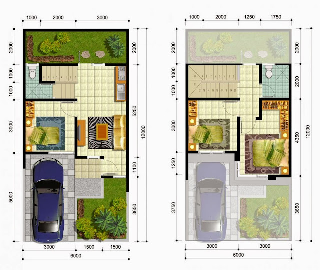 Desain Rumah Minimalis 2 Lantai Luas Tanah 72 M Foto 