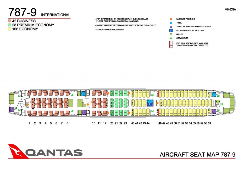 Awesome Qantas 787-9 Seat Map