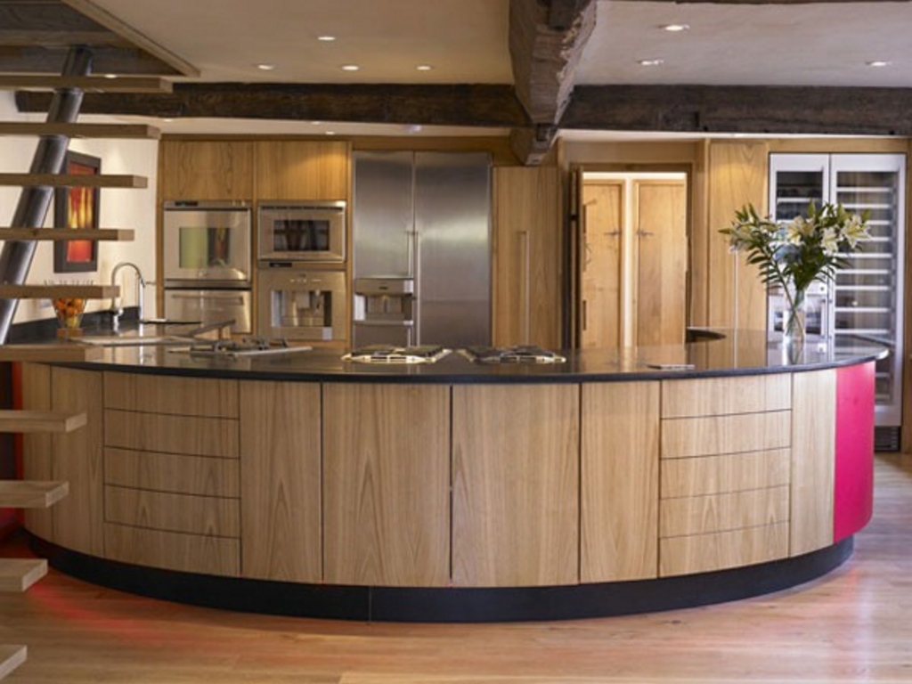 kitchen set dari kayu solid 1