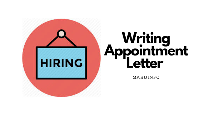 How to write an appointment letter