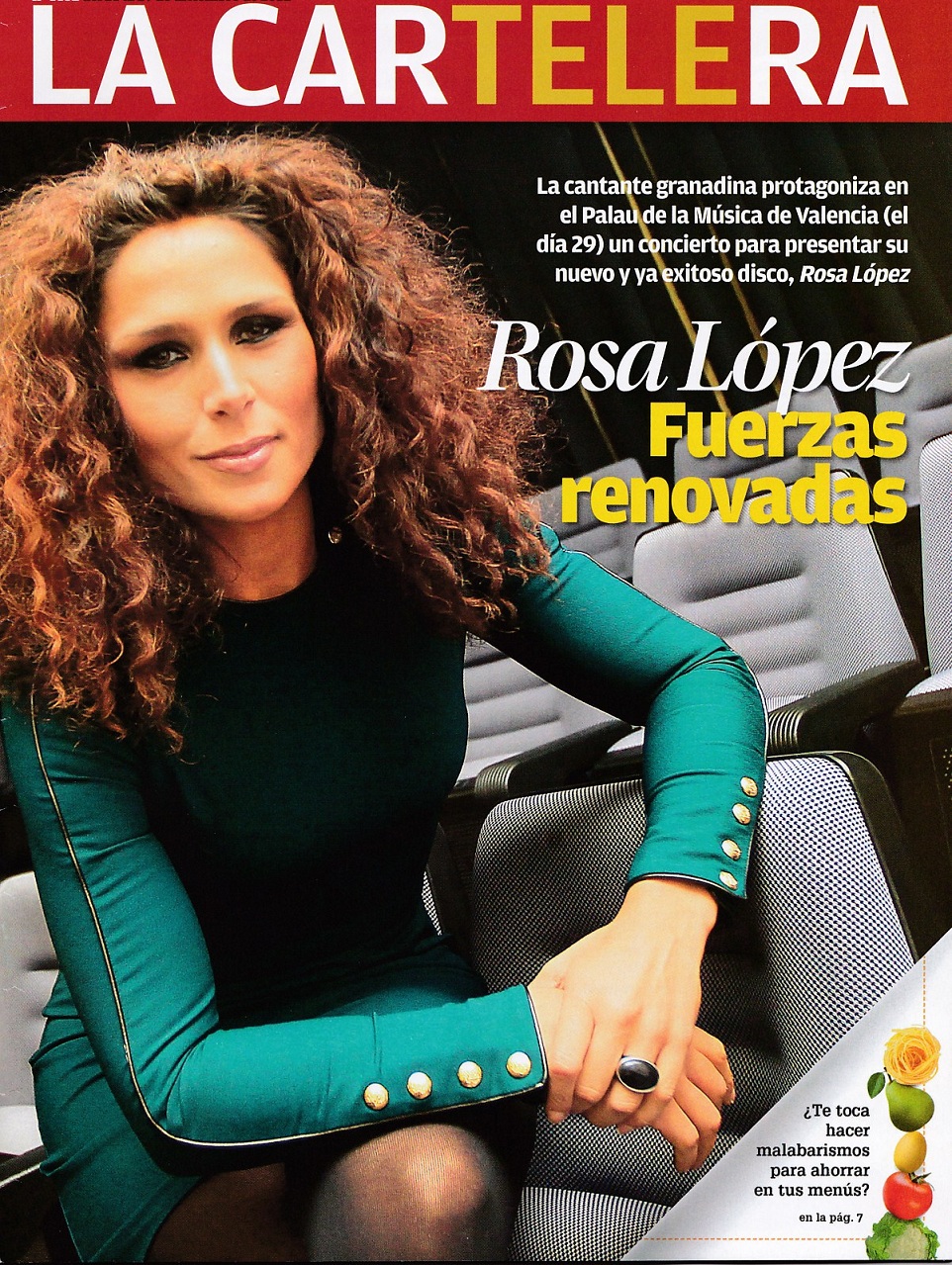 Miles De Estrellas Fans De Rosa López Rosa López Fuerzas Renovadas La Cartelera 21 12 12