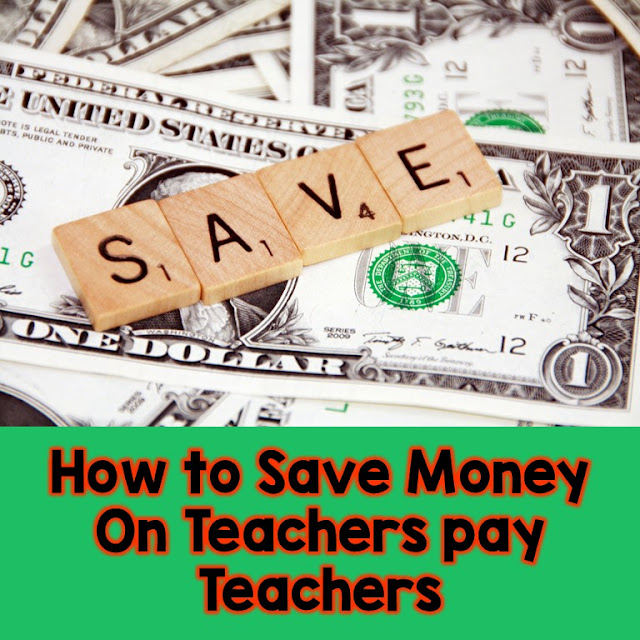 An Apple For The Teacher Ways to Save Money on Teachers Pay Teachers