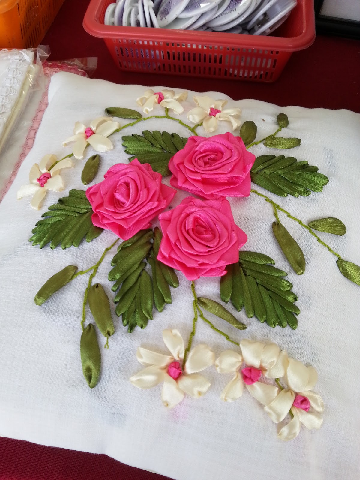 Xing Fu: SILK RIBBON EMBROIDERY