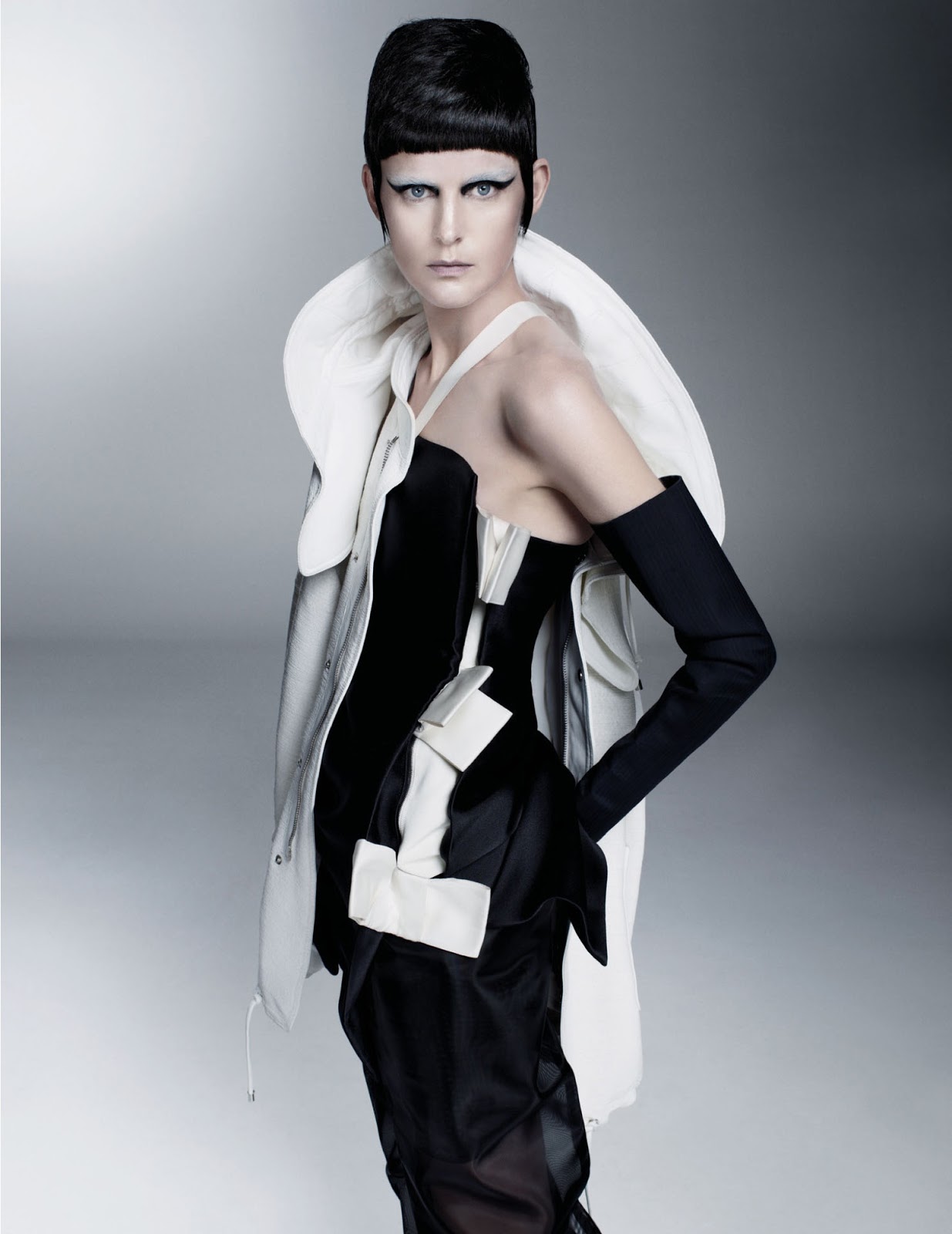 Starchitecture Stella Tennant By Steven Meisel For W March 2013