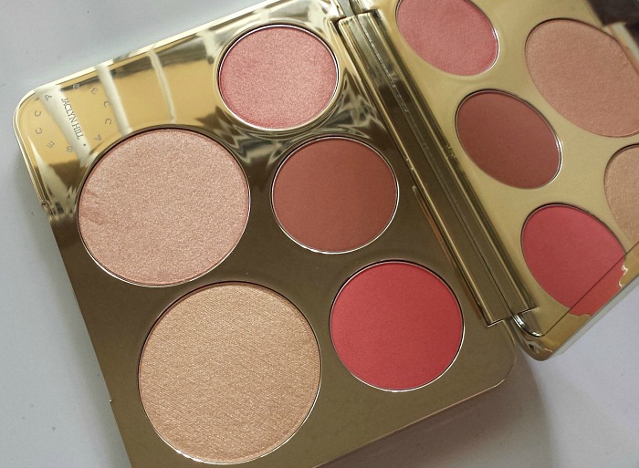 REVIEW | Becca x Jaclyn Hill Champagne Collection Face Palette, amaretto, pamplemousse, champagne pop, prosecco pop, rose spritz, swatches
