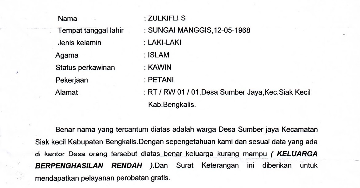 Contoh Surat Pernyataan Pindah Sekolah - Contoh IK