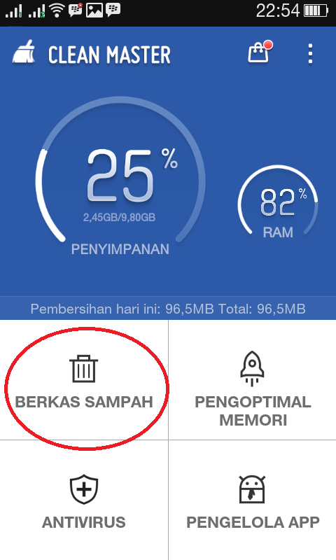 Cara Menghapus File Misc di Android