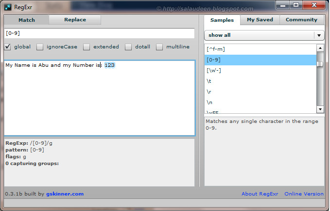 Online Tools for Regular Expressions Online Tools for Regular Expressions