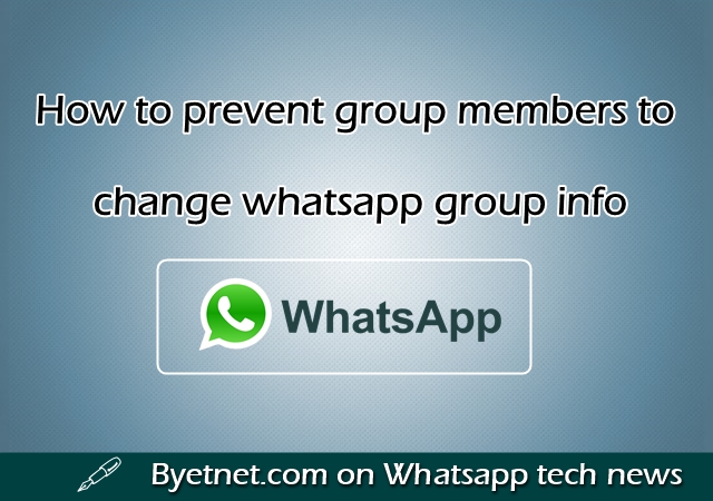 WhatsApp ग्रुप मेंबर को Group Info चेंज करने से कैसे रोके WhatsApp ग्रुप मेंबर को Group Info चेंज करने से कैसे रोके