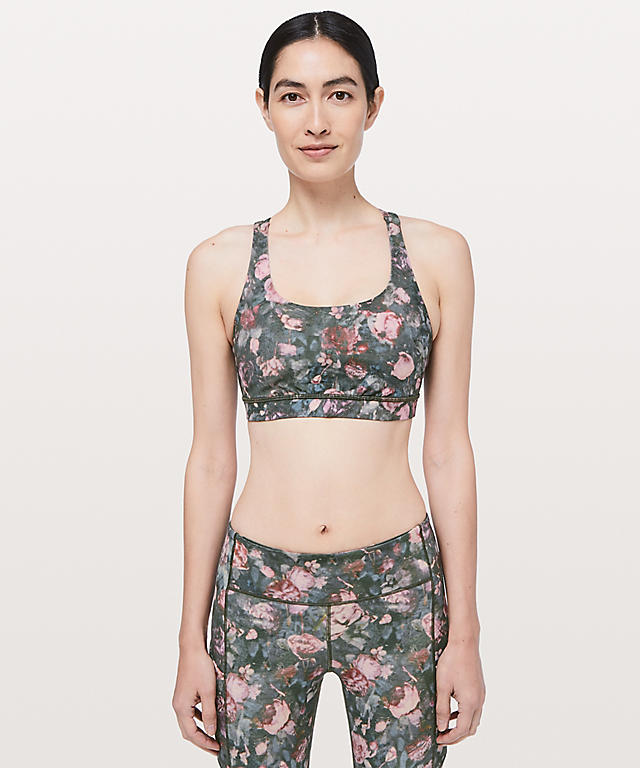 energy bra flocked
