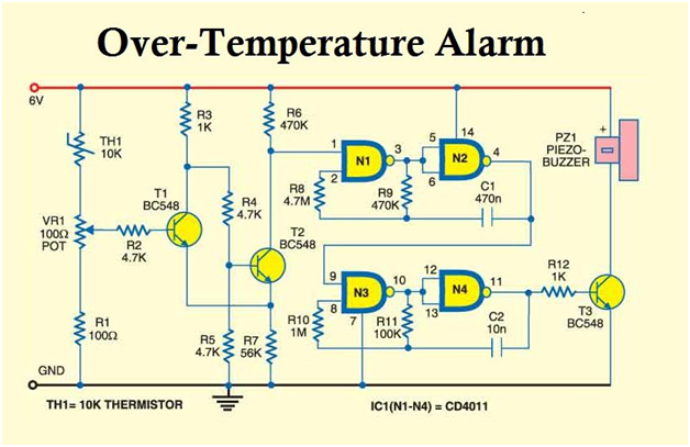 Over-Temperature Alarm ~ Electrical Engineering Pics