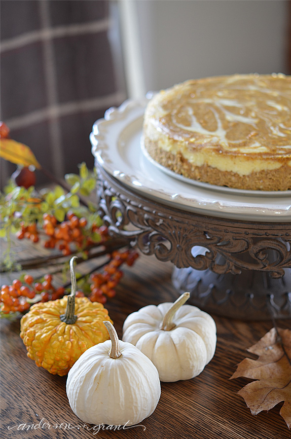 The ultimate Pumpkin Cheesecake recipe for Thanksgiving | www.andersonandgrant.com