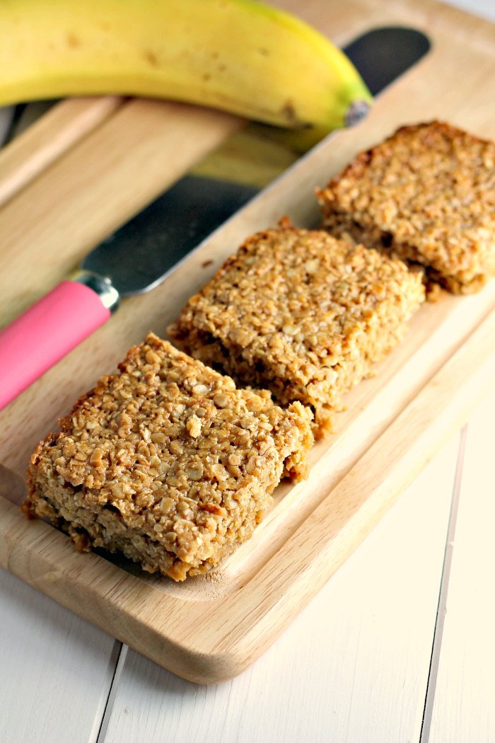 Jam and Clotted Cream Banana and Coconut Flapjacks