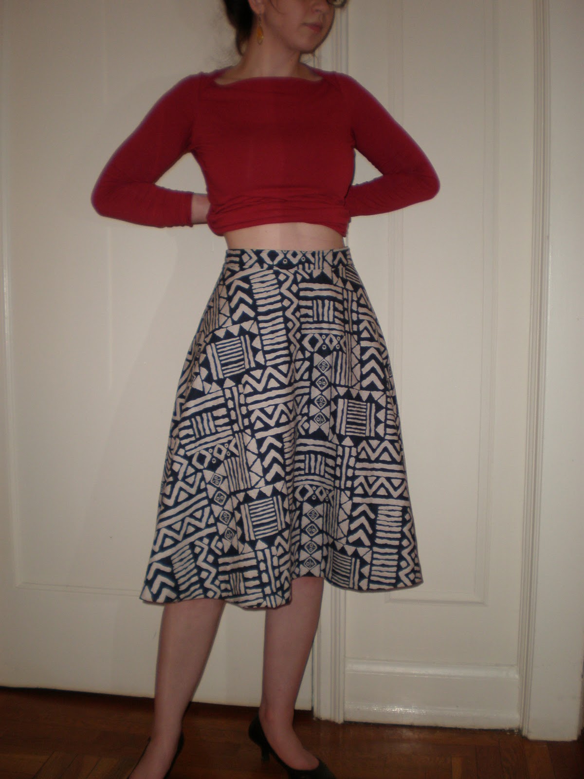 A Fabric Fixation half circle skirt doneski!
