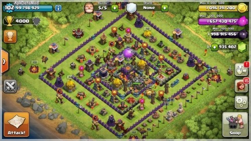 habbit land clash of clans 8 332 16 apk mod android