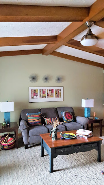 More on my living room creep to midcentury-modern boho-chic - my living room 3