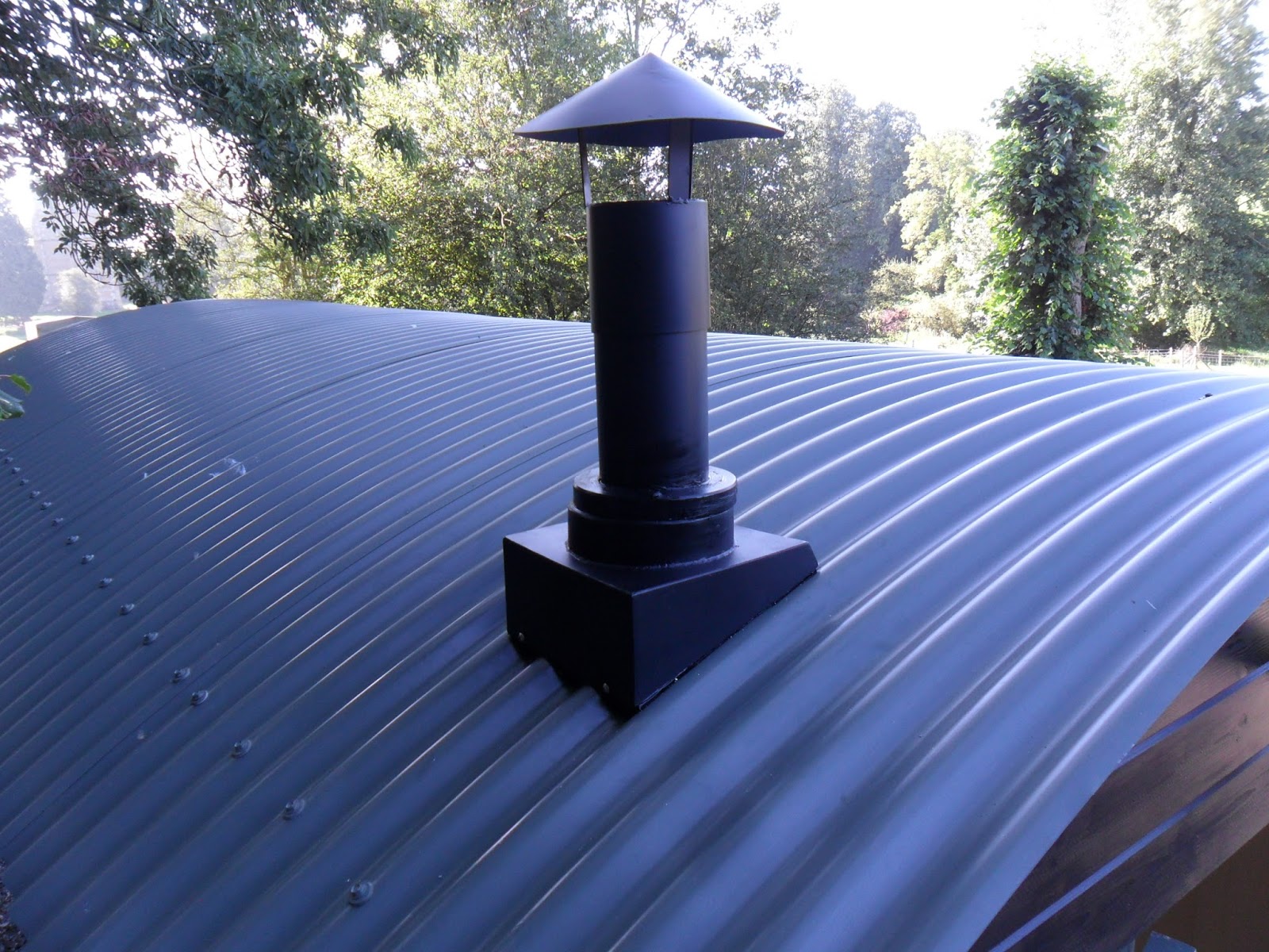 shepherds hut flue kit Shepherds hut flue kit The flue kit required to install a stove in a