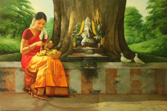 Индийский художник. 