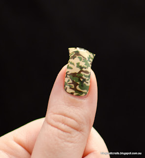OMG Nail Polish Strips Camouflage