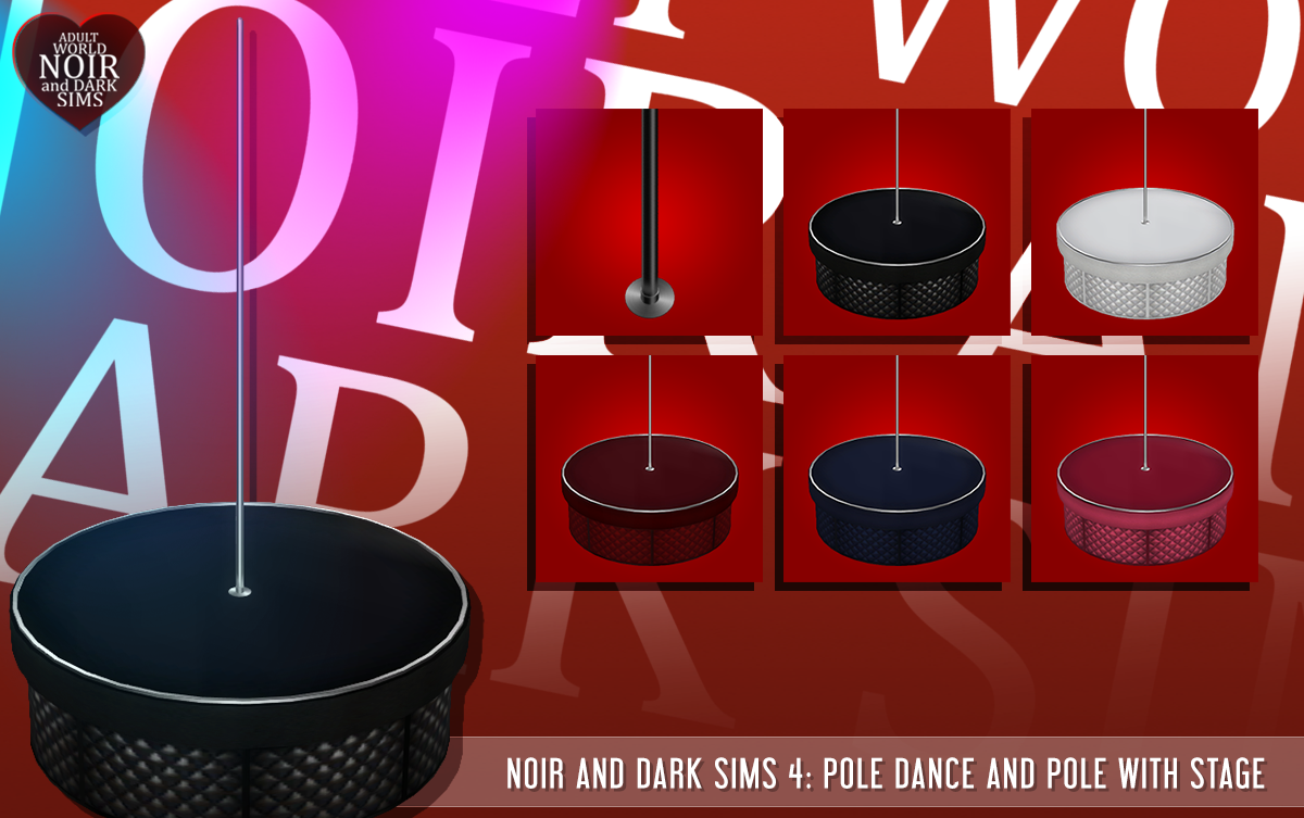 Ts4 Pole Dance Stage Noir And Dark Sims Adult World