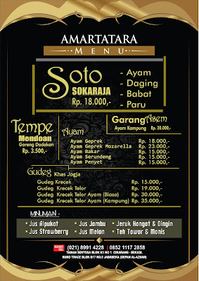 contoh brosur keren menu cafe agen87 desain menu cafe