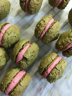 Unsuccessful First Attempt at Matcha Macarons Unsuccessful First Attempt at Matcha Macarons