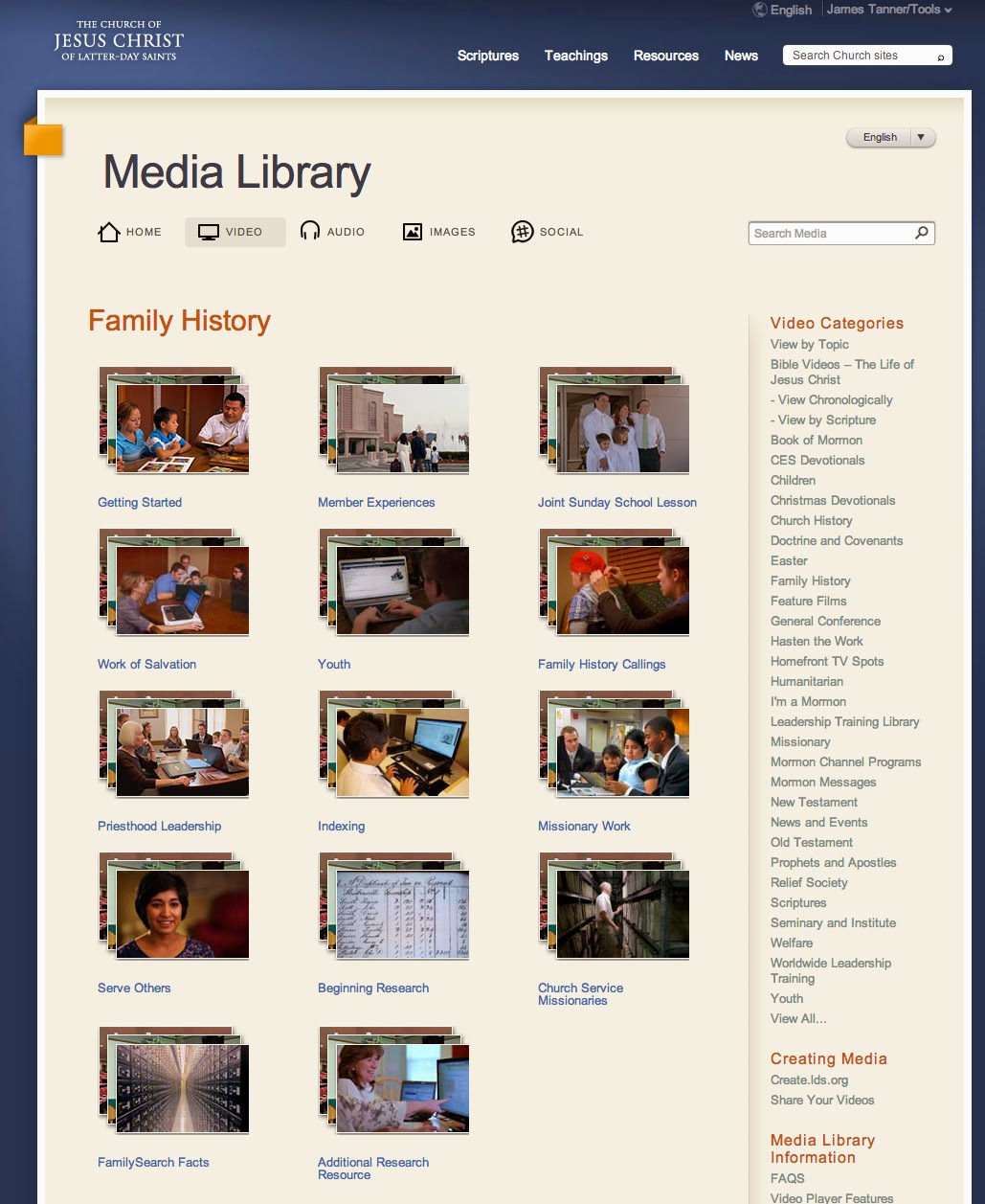 Rejoice, and be exceeding glad... Media Tools for Family History