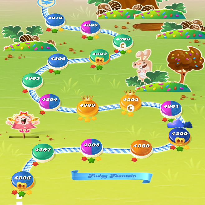 Candy Crush Saga level 4296-4310 Candy Crush Saga level 4296-4310