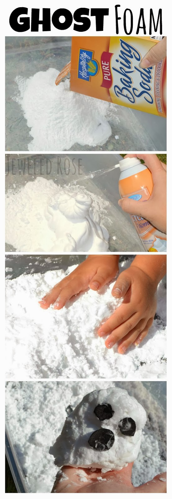 GHOST FOAM RECIPE- this stuff is so fun!