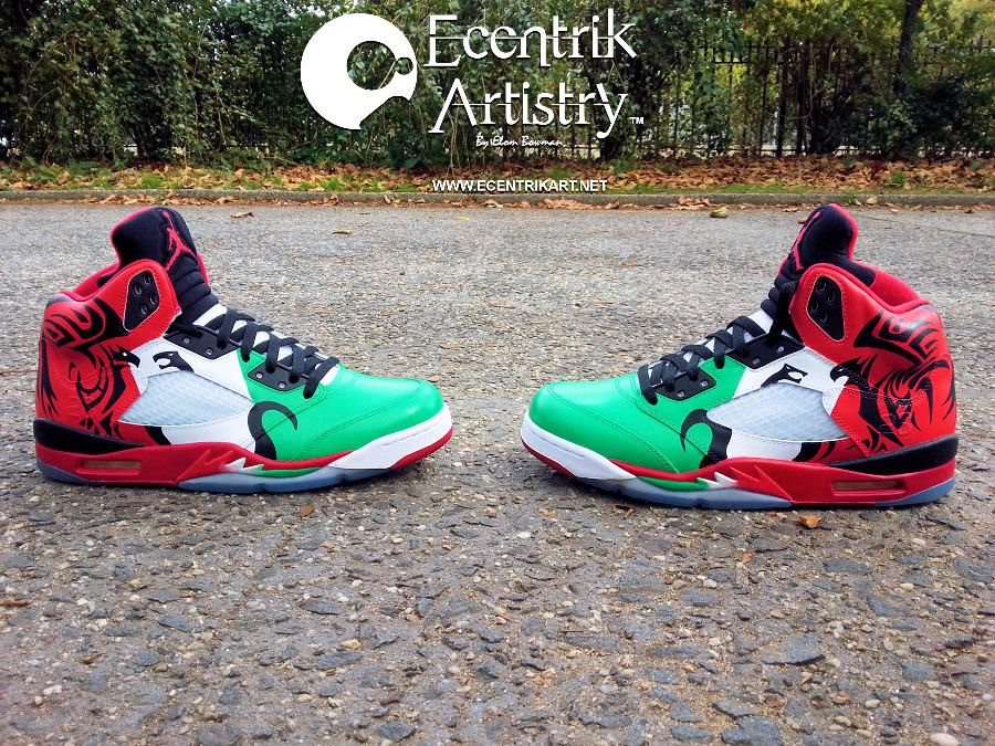 Customer Spotlight Air Jordan 5 "Mexican Pride"