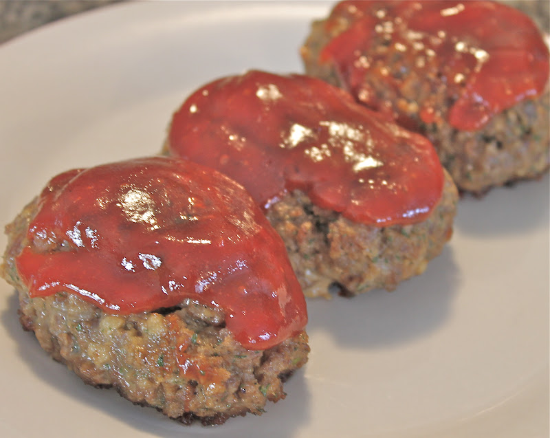 Cooking with Mandy Glazed Mini Meatloaves