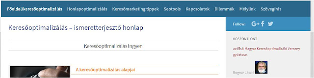 Ami ingyen van, még a keresőoptimalizálás is, kelendőbb.